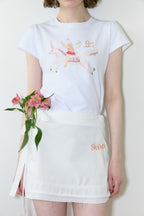 SINOON Unicorn Puff T-Shirt (White)