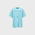 YCH WOMAN INTO MAN-PRINTED TSHIRT BLUE (F24TO9201BL)