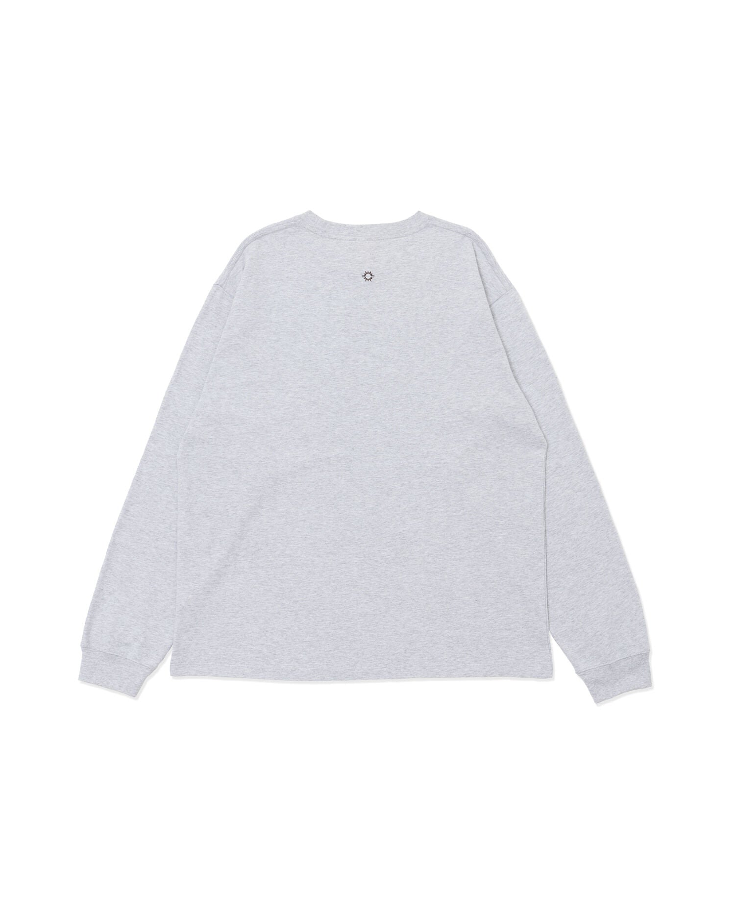 HELLO SUNRISE Sun Stamp L/S Tee_Gray