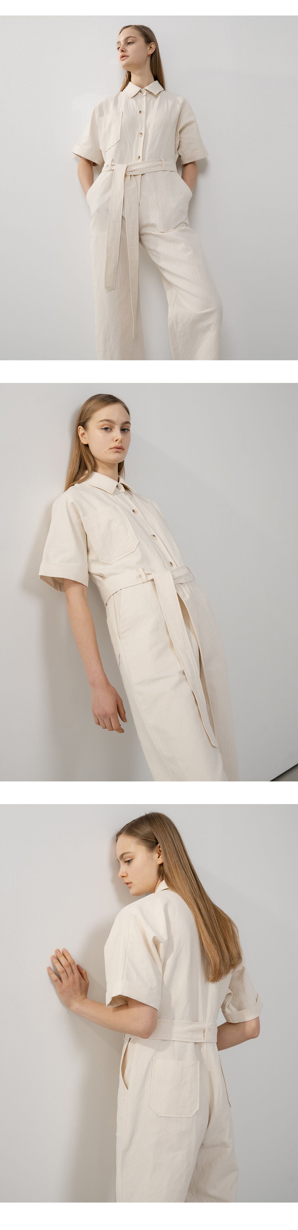 LIEGE LIEGE Jumpsuit Oatmeal