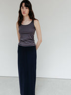 RRACE [2nd reorder] 90s U-Neck Sleeveless_Charcoal