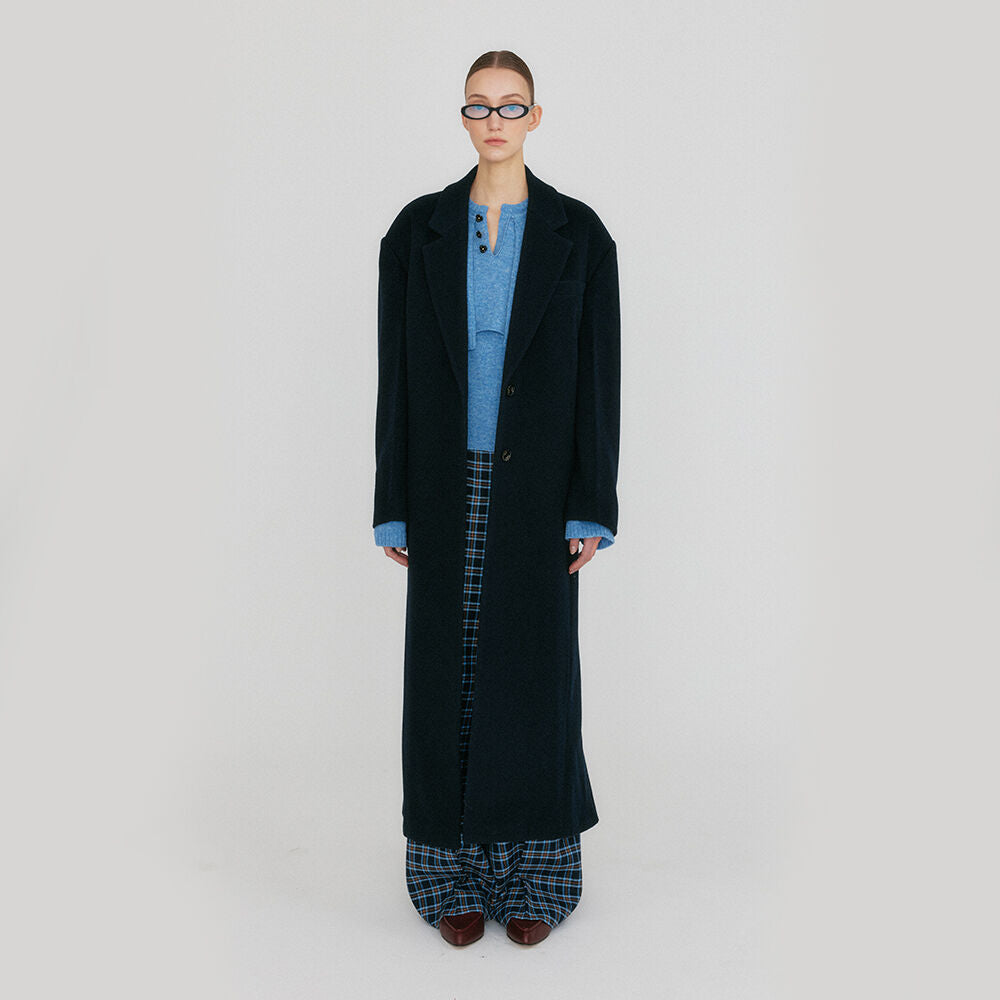 EENK ZIZZ Transformative Long Coat - Navy
