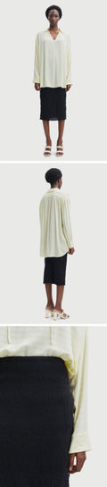 SAMSØE SAMSØE (W) Samsoy Samsoy KHADY Midi Skirt - Black (F23200129)