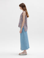 EENK EENK SKY Sleeveless Knit Top - Purple Multi