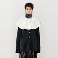 EENK EENK Blouse Big Collared - Black/Ivory