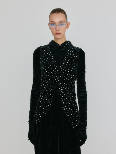 ZIVA Transformative Starry Vest - Jazzy Black