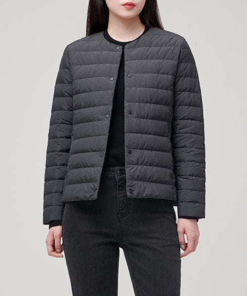 MUSINSA STANDARD WOMAN MUSINSA STANDARD WOMAN Jacket Light Down Charcoal Gray