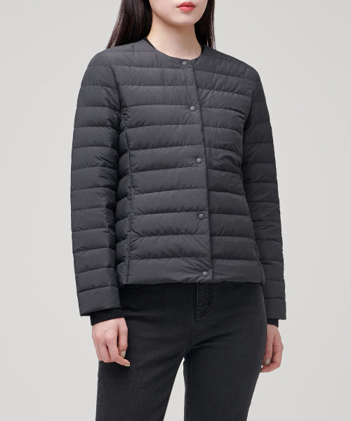 MUSINSA STANDARD WOMAN MUSINSA STANDARD WOMAN Jacket Light Down Charcoal Gray