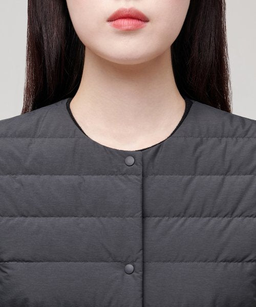 MUSINSA STANDARD WOMAN MUSINSA STANDARD WOMAN Jacket Light Down Charcoal Gray