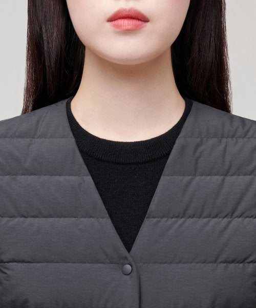 MUSINSA STANDARD WOMAN MUSINSA STANDARD WOMAN Jacket Light Down Charcoal Gray