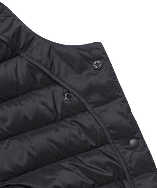 MUSINSA STANDARD WOMAN MUSINSA STANDARD WOMAN Padded Jacket Women's Transform Round Neck Light Down Vest [Black]
