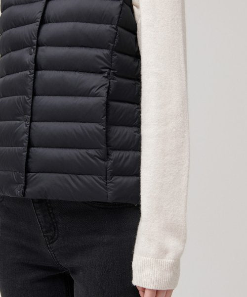 MUSINSA STANDARD WOMAN MUSINSA STANDARD WOMAN Padded Jacket Women's Transform Round Neck Light Down Vest [Black]