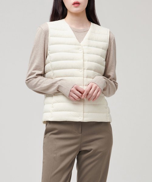 MUSINSA STANDARD WOMAN MUSINSA STANDARD WOMAN Padded Jacket Light Down Vest (Size S)