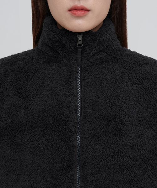 MUSINSA STANDARD WOMAN MUSINSA STANDARD WOMAN Shaggy Fleece Zip-up Jacket (Size M)