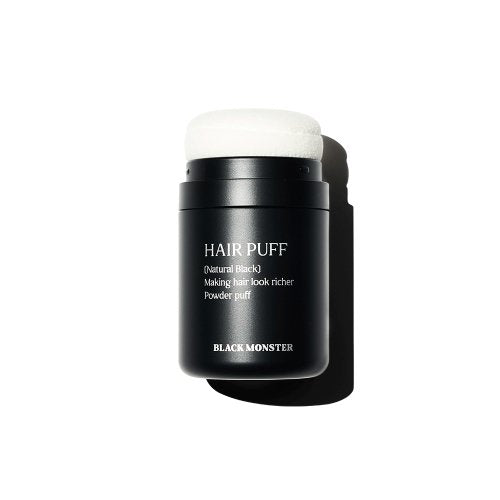 BLACKMONSTER 1000 wool hair puff natural black 26g