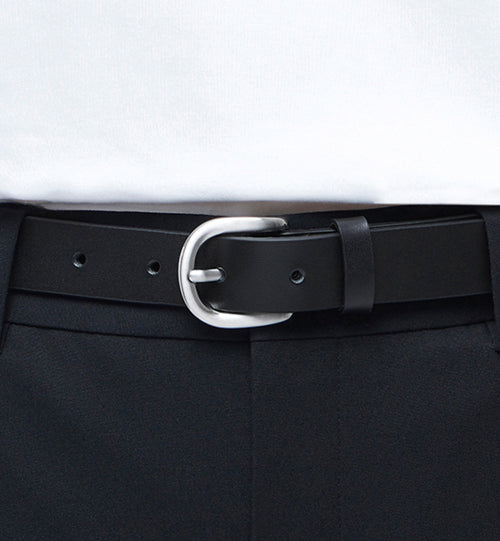MUSINSA STANDARD WOMAN MUSINSA STANDARD WOMAN Women's Basic Italian Leather Belt 23mm