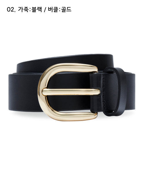 MUSINSA STANDARD WOMAN MUSINSA STANDARD WOMAN Women's Basic Italian Leather Belt 23mm