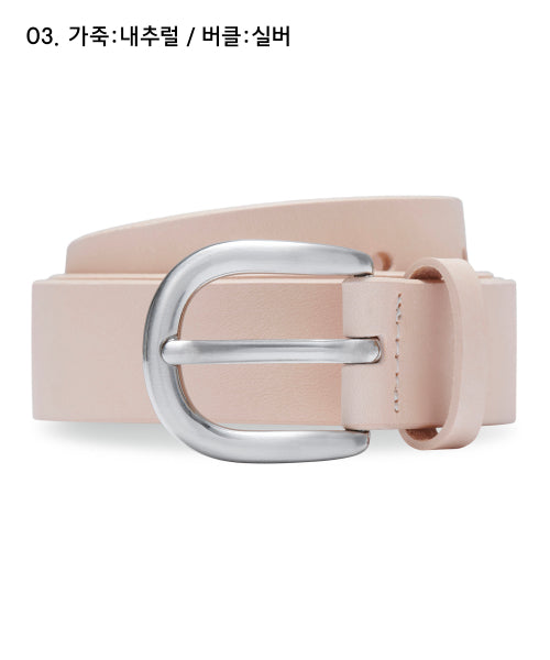 MUSINSA STANDARD WOMAN MUSINSA STANDARD WOMAN Women's Basic Italian Leather Belt 23mm
