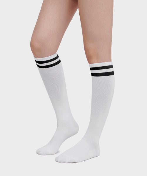 MUSINSA STANDARD WOMAN MUSINSA STANDARD WOMAN Skate Knee High Socks 5 Pack