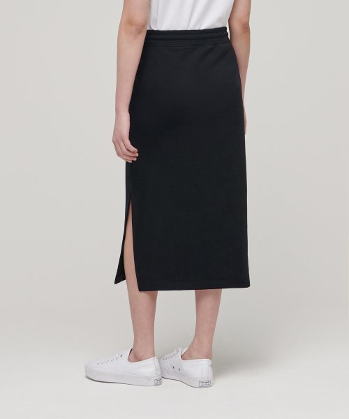 MUSINSA STANDARD WOMAN MUSINSA STANDARD WOMAN Women's Sweat Long Skirt [Black]