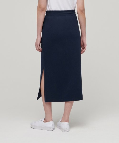 MUSINSA STANDARD WOMAN MUSINSA STANDARD WOMAN Women's Sweat Long Skirt [Navy]