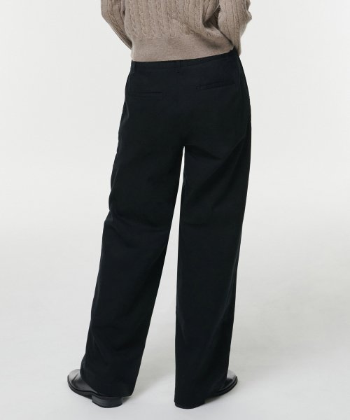 MUSINSA STANDARD WOMAN MUSINSA STANDARD WOMAN Women's Wide Chino Pants Black