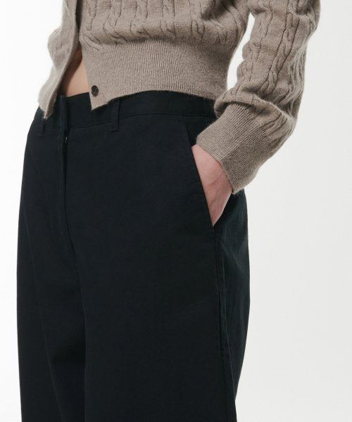 MUSINSA STANDARD WOMAN MUSINSA STANDARD WOMAN Women's Wide Chino Pants Black