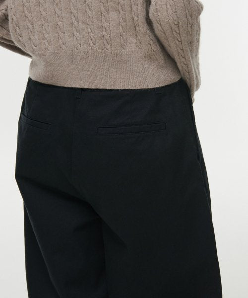 MUSINSA STANDARD WOMAN MUSINSA STANDARD WOMAN Women's Wide Chino Pants Black