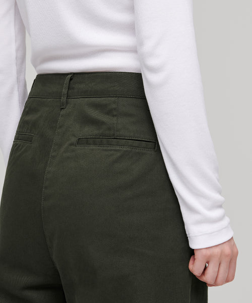 MUSINSA STANDARD WOMAN MUSINSA STANDARD WOMAN Women's Wide Chino Pants Khaki