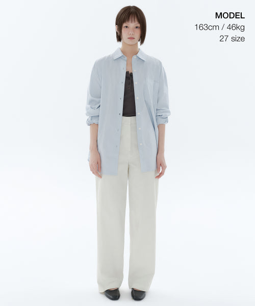 MUSINSA STANDARD WOMAN MUSINSA STANDARD WOMAN Women's Wide Chino Pants Cream