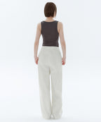 MUSINSA STANDARD WOMAN MUSINSA STANDARD WOMAN Women's Wide Chino Pants Cream