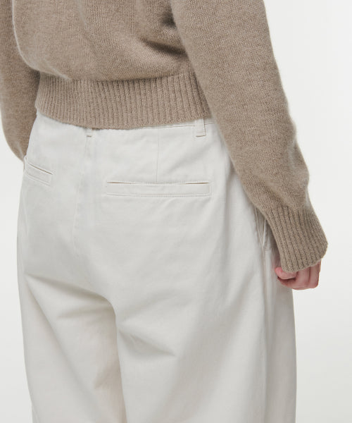MUSINSA STANDARD WOMAN MUSINSA STANDARD WOMAN Women's Wide Chino Pants Cream