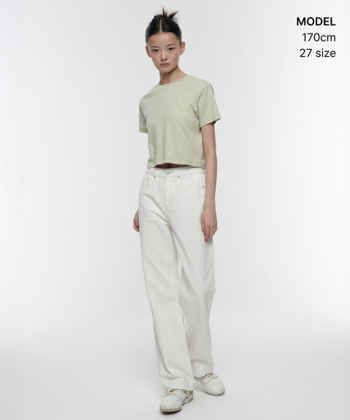 MUSINSA STANDARD WOMAN MUSINSA STANDARD WOMAN Women's Wide Denim Pants Cream