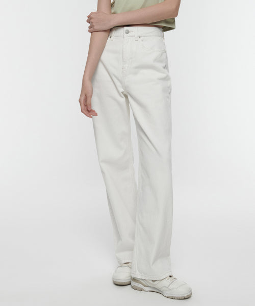 MUSINSA STANDARD WOMAN MUSINSA STANDARD WOMAN Women's Wide Denim Pants Cream