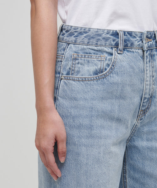 MUSINSA STANDARD WOMAN MUSINSA STANDARD WOMAN Women's Wide Denim Pants Light Indigo