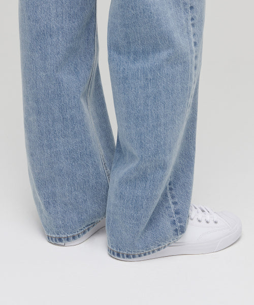 MUSINSA STANDARD WOMAN MUSINSA STANDARD WOMAN Women's Wide Denim Pants Light Indigo