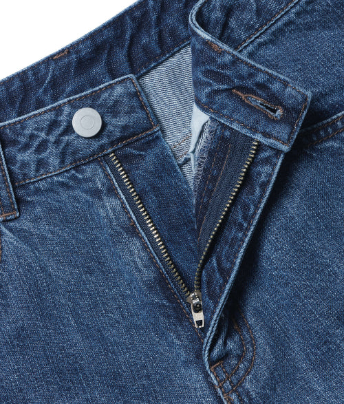 MUSINSA STANDARD WOMAN MUSINSA STANDARD WOMAN Women's Wide Denim Pants [Medium Indigo]