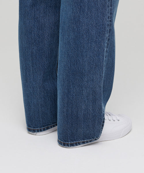 MUSINSA STANDARD WOMAN MUSINSA STANDARD WOMAN Women's Wide Denim Pants [Medium Indigo]