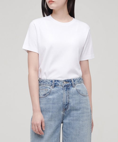 MUSINSA STANDARD WOMAN MUSINSA STANDARD WOMAN Women's Basic Crew Neck T-Shirt (Size S)