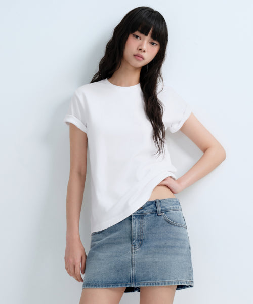 MUSINSA STANDARD WOMAN MUSINSA STANDARD WOMAN Women's Basic Crew Neck T-Shirt (Size S)