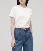 MUSINSA STANDARD WOMAN MUSINSA STANDARD WOMAN T-Shirt Basic Crew Neck [Cream]