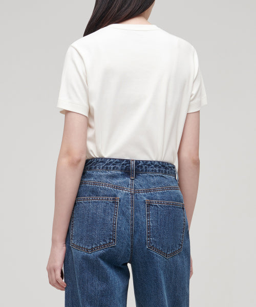 MUSINSA STANDARD WOMAN MUSINSA STANDARD WOMAN T-Shirt Basic Crew Neck [Cream]
