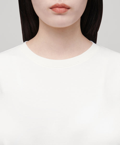 MUSINSA STANDARD WOMAN MUSINSA STANDARD WOMAN T-Shirt Basic Crew Neck [Cream]