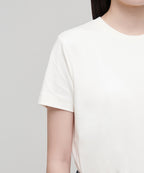 MUSINSA STANDARD WOMAN MUSINSA STANDARD WOMAN T-Shirt Basic Crew Neck [Cream]