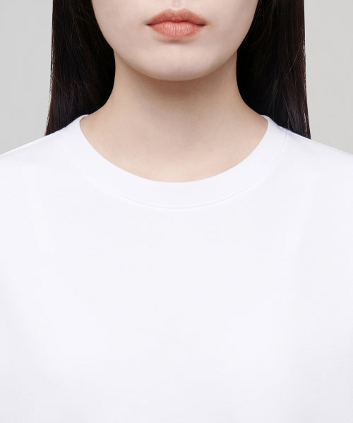 MUSINSA STANDARD WOMAN MUSINSA STANDARD WOMAN T-Shirt Relaxed Fit [White]