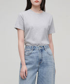 MUSINSA STANDARD WOMAN MUSINSA STANDARD WOMAN Women's Basic Crew Neck T-Shirt [Medium Gray]