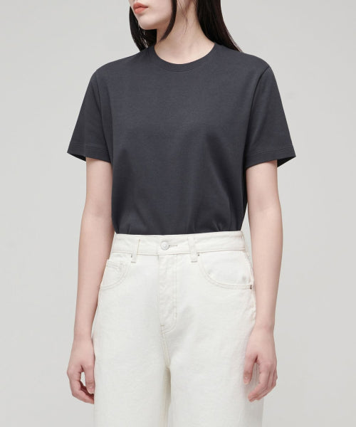 MUSINSA STANDARD WOMAN MUSINSA STANDARD WOMAN T-Shirt Dark Gray