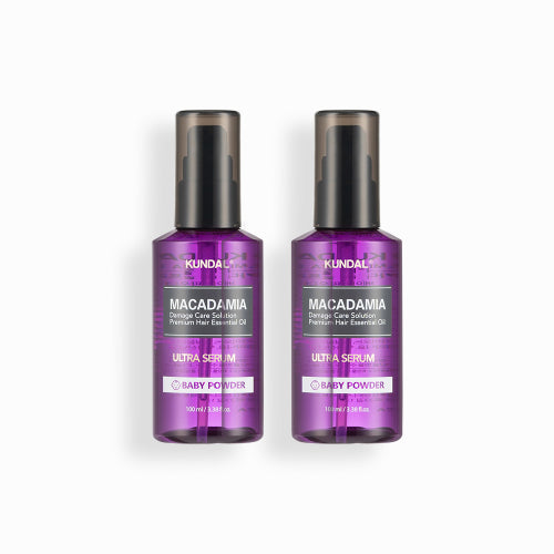 KUNDAL Set of 2 Ultra Hair Serum 100ml + (Free) Nature Shampoo 100ml