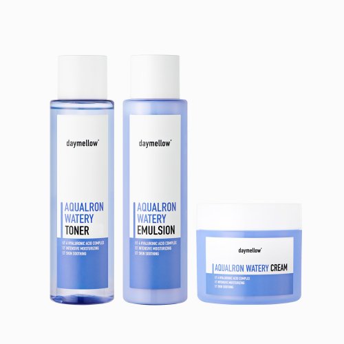 DAYMELLOW [Moisture Bomb Set] Aqualon Watery 3-piece set (skin + emulsion + cream)