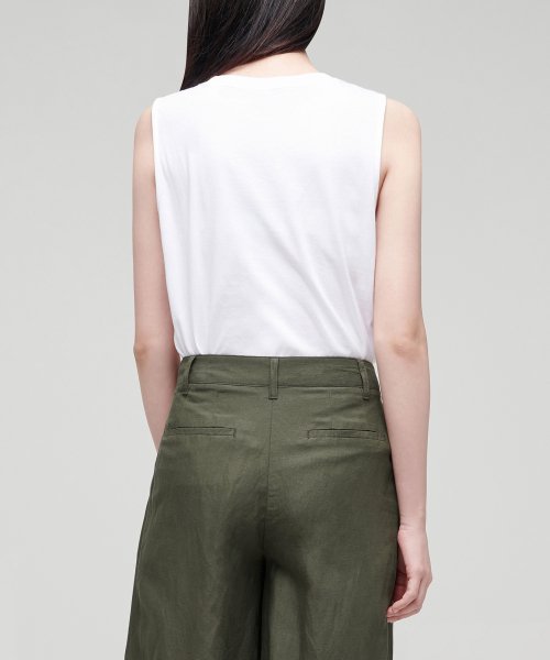 MUSINSA STANDARD WOMAN MUSINSA STANDARD WOMAN Women's Basic Sleeveless Top (White)
